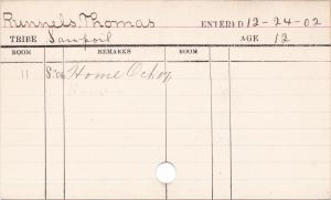 Thomas Runnels Progress Card Thomas Runnels Progress Card