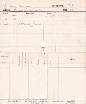 Andrew Thompson Progress Card Andrew Thompson Progress Card
