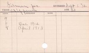 Joe Gilman Progress Card Joe Gilman Progress Card