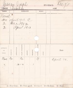 Joseph Jessan Progress Card Joseph Jessan Progress Card