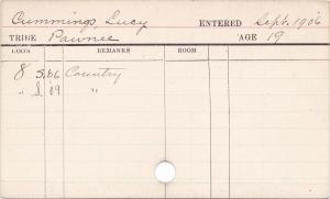 Lucy Cummings Progress Card