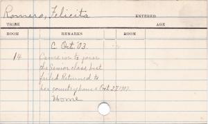 Felicita Romero Progress Card Felicita Romero Progress Card