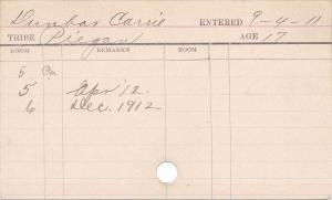 Carrie Dunbar Progress Card Carrie Dunbar Progress Card