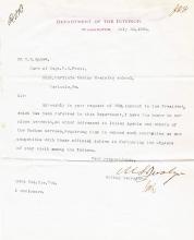 Letter from M. S. Juslyn to Cornelius R. Agnew, July 26, 1884