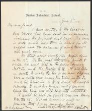 Letter from Richard H. Pratt to Cornelius R. Agnew, June 5, 1884