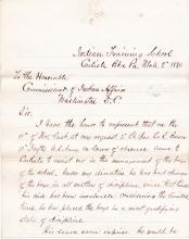 Request to Detail George LeR. Brown to Carlisle