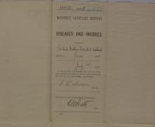 Monthly Sanitary Report of Diseases and Injuries, June 1899