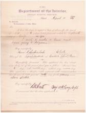 Anna S. Luckenbach's Application for Leave of Absence