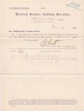 Requisition for Blanks and Blank Books, November 1900