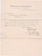 Requisition for Stationery, March 1901