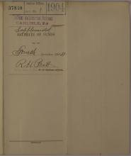 Supplemental Estimate of Funds, Fourth Quarter 1904