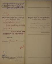 Requisitions for Blanks and Blank Books and Stationery, October 1907