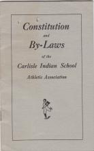 Front cover of the Carlisle booklet, gray blue color