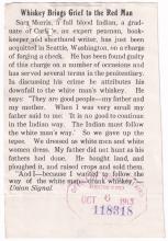 Contested Article Regarding Alleged Former Student