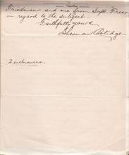 Request for Enrollment of Virginia Coolidge