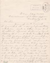 Request for Enrollment of George H. Mayo