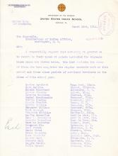 Returned Students List for 1914
