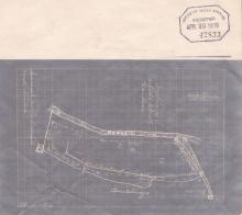 Blueprints and Plan for Building Ditch to Protect School Garden from Flooding