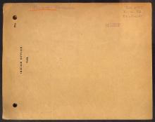 brown folder with "Wheelock, Dennison" written at the top