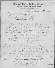 Request to Cover Indispensable Expenses, First Quarter 1880