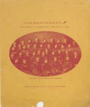 1900 Commencement Program
