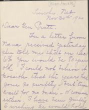 Allison Birthday Wishes to Pratt, 1920