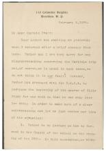 Abbott Sends Further Information About Commencement Lecture, 1894
