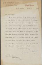 Abbott Discusses Reservation Plan, 1885
