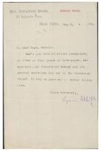 Abbott Requests Article for Christian Union, 1886