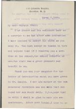 Abbott Thanks Pratt for Payment, 1895