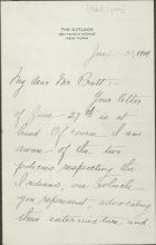 Abbott Discusses Opposing Views on Indian Policy, 1904