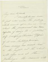 Mary Agnew Writes In Support of Pratt, 1904
