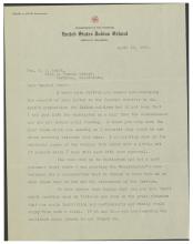 Allen Acknowledges Receipt of Pratt's Letter to the Journal, 1917