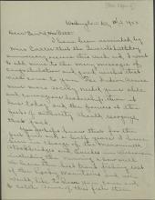 Allen Sends Pratt Birthday Celebrations, 1923