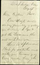 Armstrong Informs Pratt That Recruitment Can Begin, 1878 [Version 2]