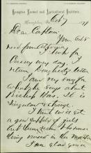 Armstrong Discusses Pratt's Recruitment Efforts, 1879