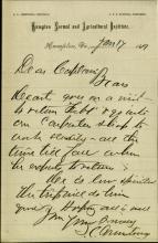 Armstrong Discusses Trip for Bear's Heart with Pratt, 1881