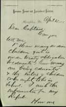 Armstrong Requests Treaty Information from Pratt, 1881