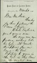 Armstrong Discusses Ponca Visit to Carlisle with Pratt, 1880