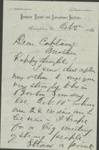 Armstrong Urges Pratt to Attend Meeting in Boston, 1882