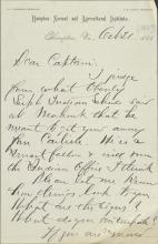 Armstrong Discusses Oberly's Views with Pratt, 1885