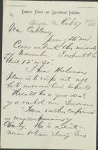 Armstrong Discusses Professional Network with Pratt, 1885
