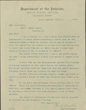 Backus Requests Pratt's Advice on Religious Services at School, 1891