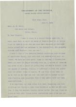 Brown Discusses Capt. Hart Story with Pratt, 1909