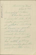 Buck Sends Pratt Birthday Greetings and Former Student Updates, 1920