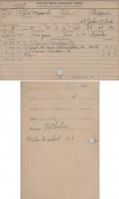 Alfred Merrick Student File