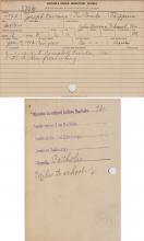Joseph Neveaux Student File