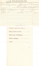 Albert Ackley Student File