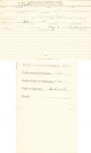 Louis Bedell Student File
