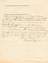 Frank Cajune Student File